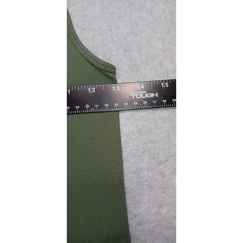 Free People intimantly Ribbed Halter Cropped Tank Top M Sage Green Seamless Boho - Picture 5 of 7